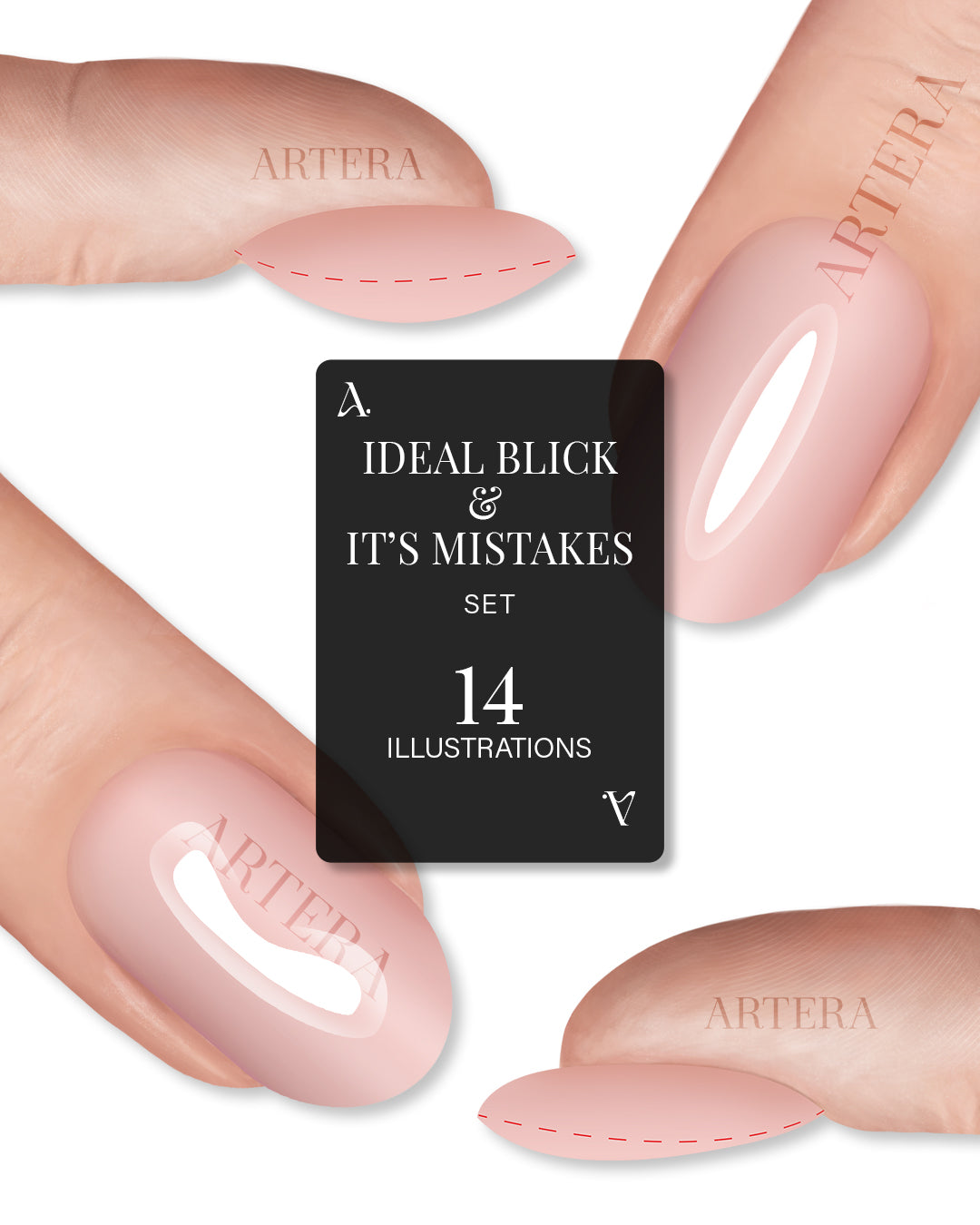 The Ideal Line of Light & Its Mistakes - Set of 14 illustrations