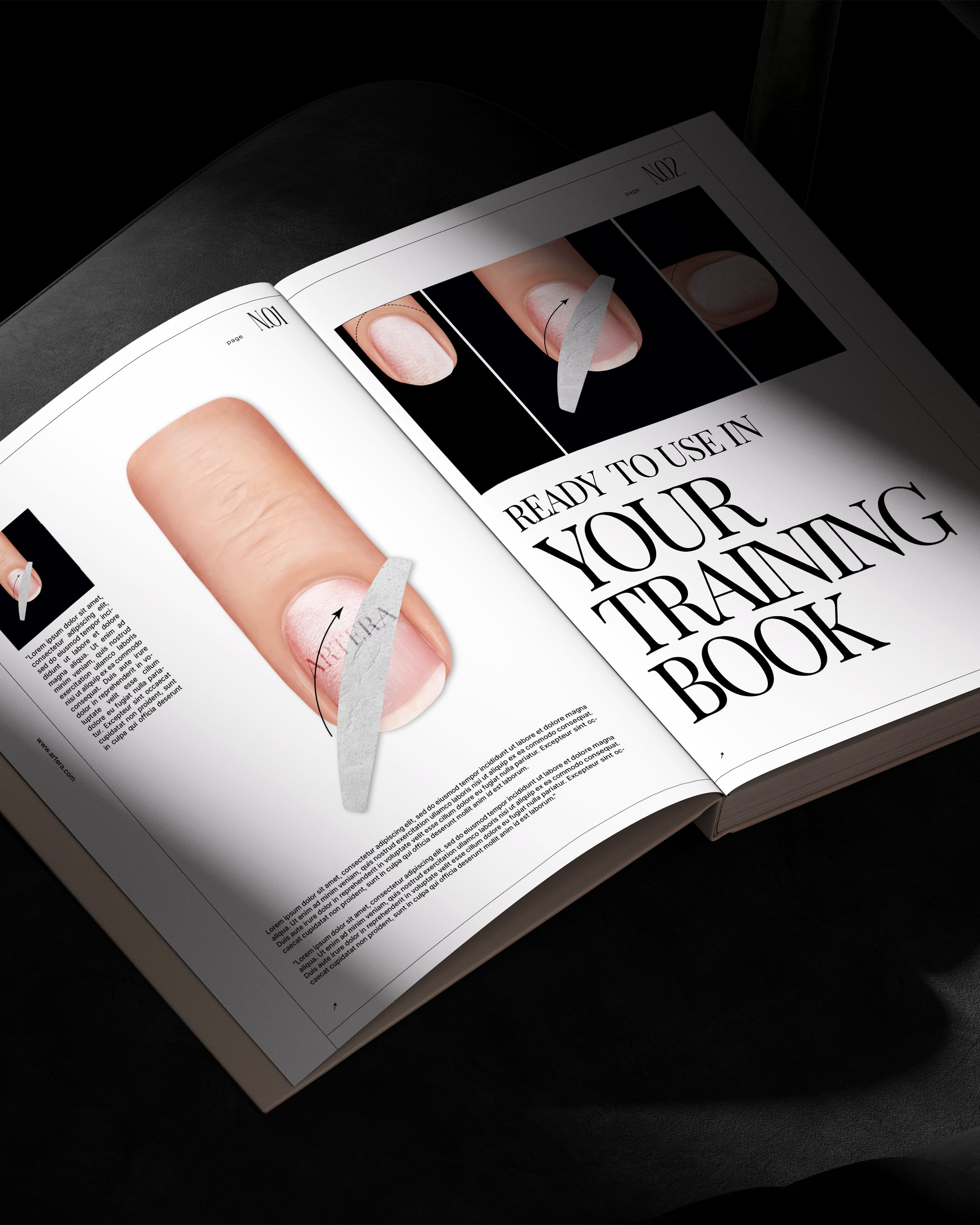 Filing the natural nail