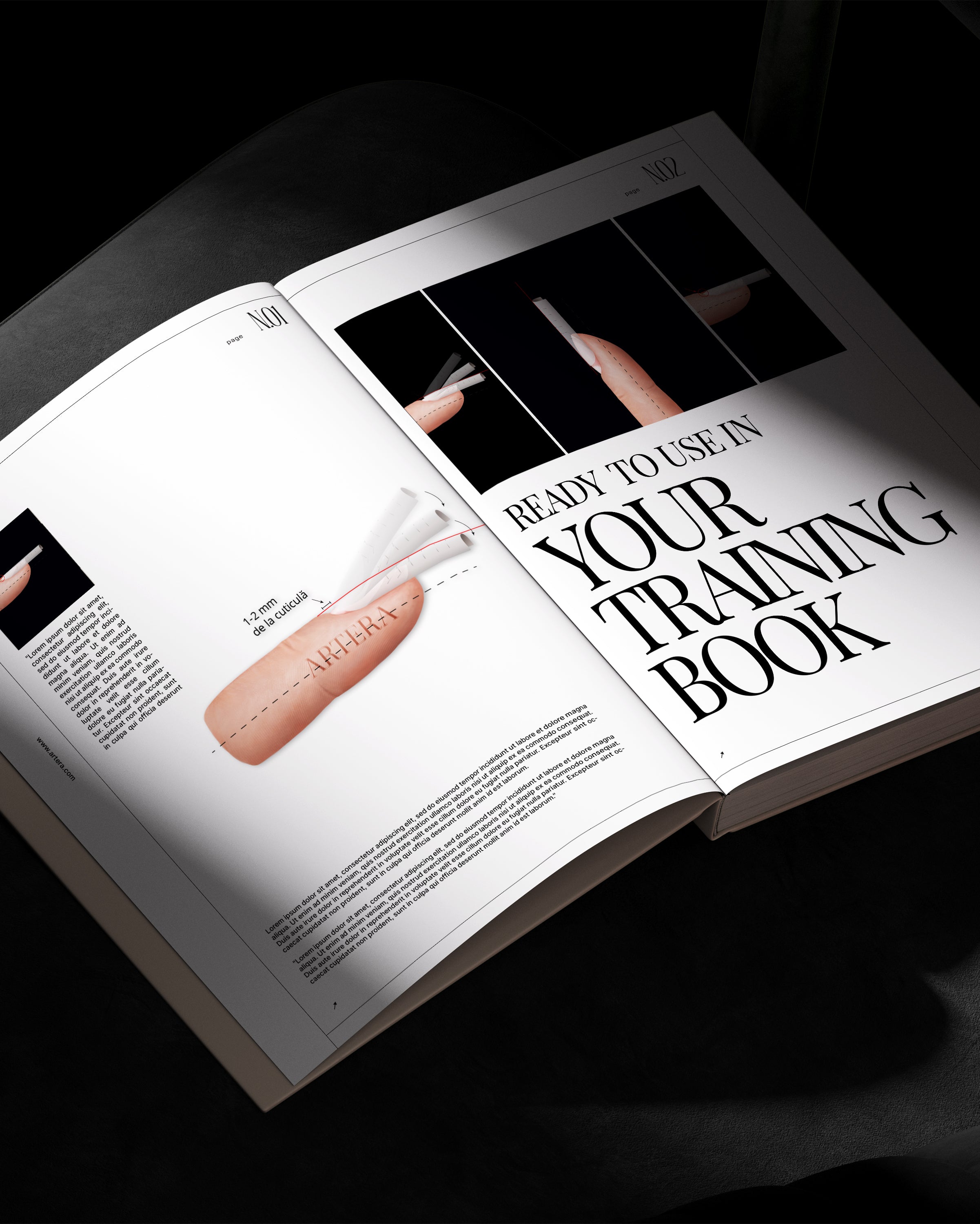 Slim No Apex Dual Form Placement - Set of 4 illustrations