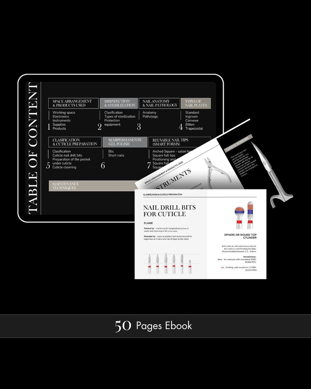 A5 Nail Training Manual Template - Minimalist Edition