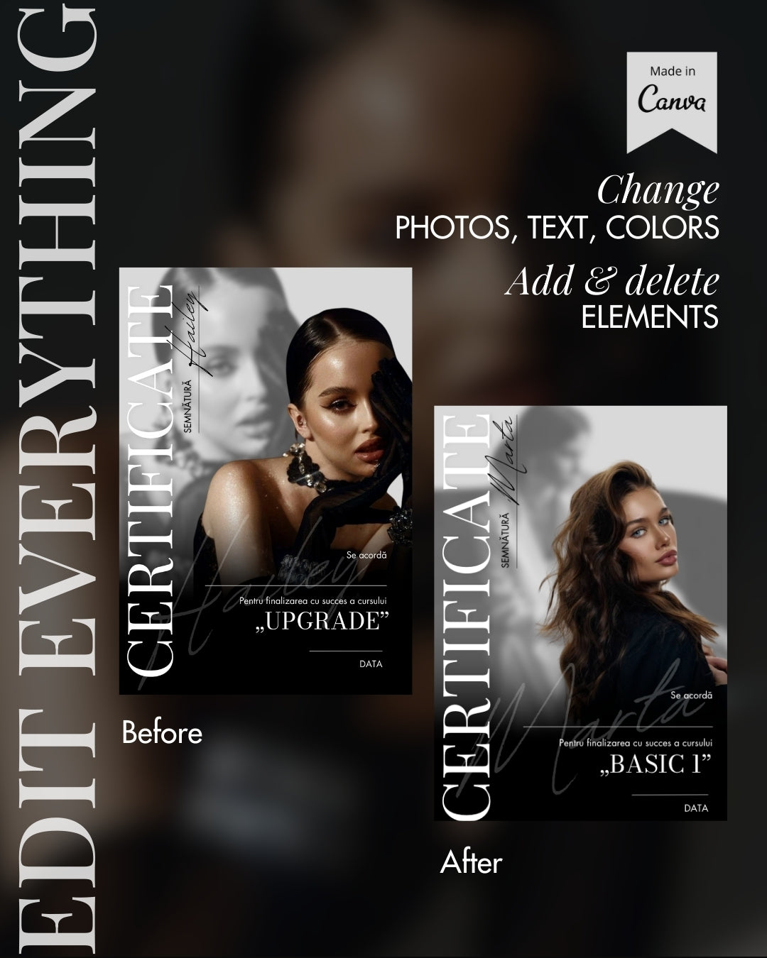 Certificates Package - First Edition