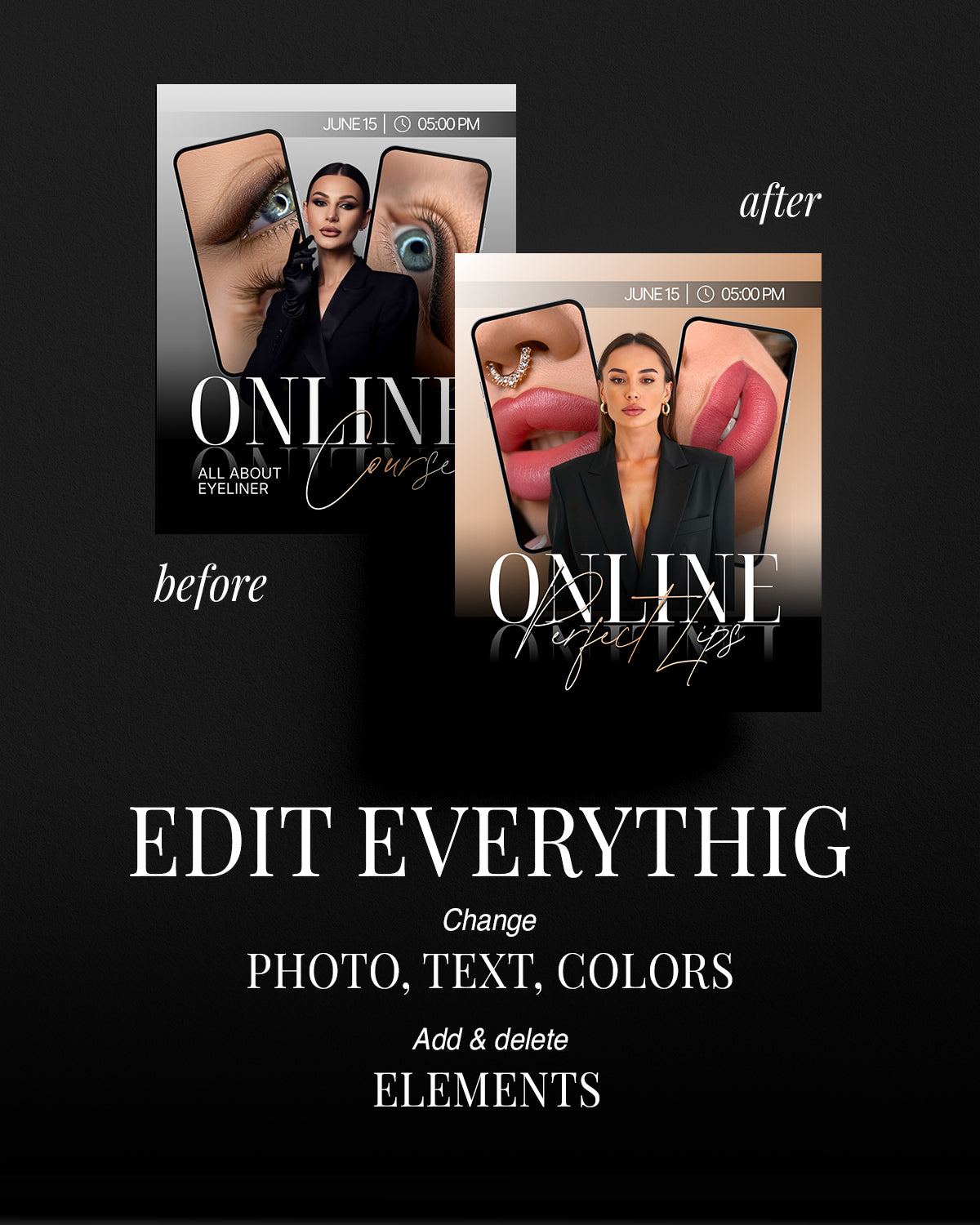 PMU Artist Social Media Templates - Artist Pack