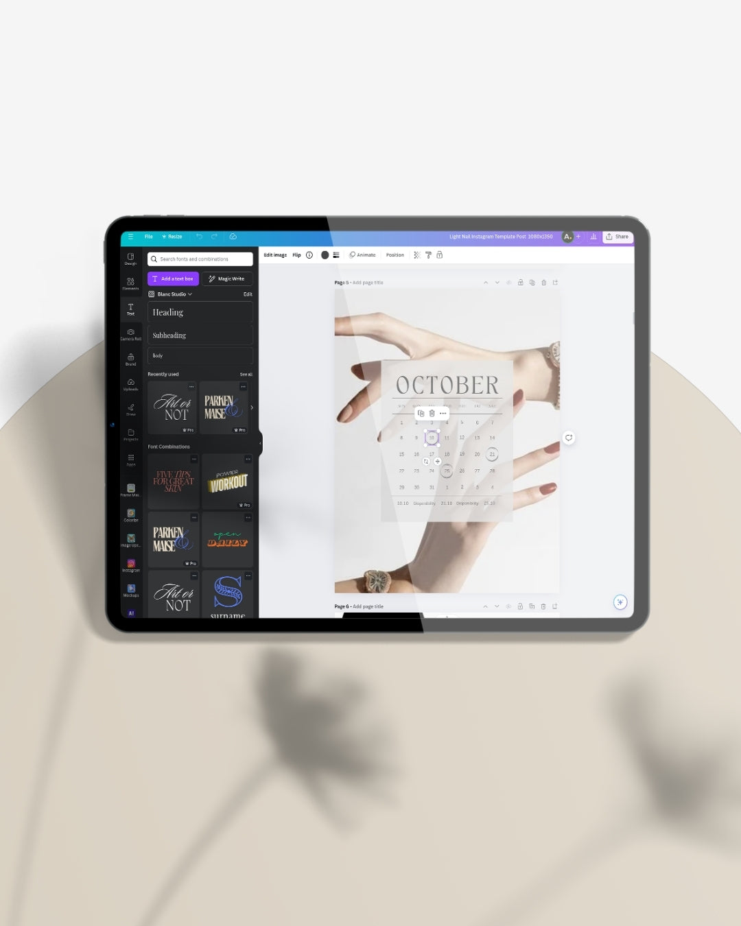 Nail Tech Instagram Posts & Stories - Light Edition